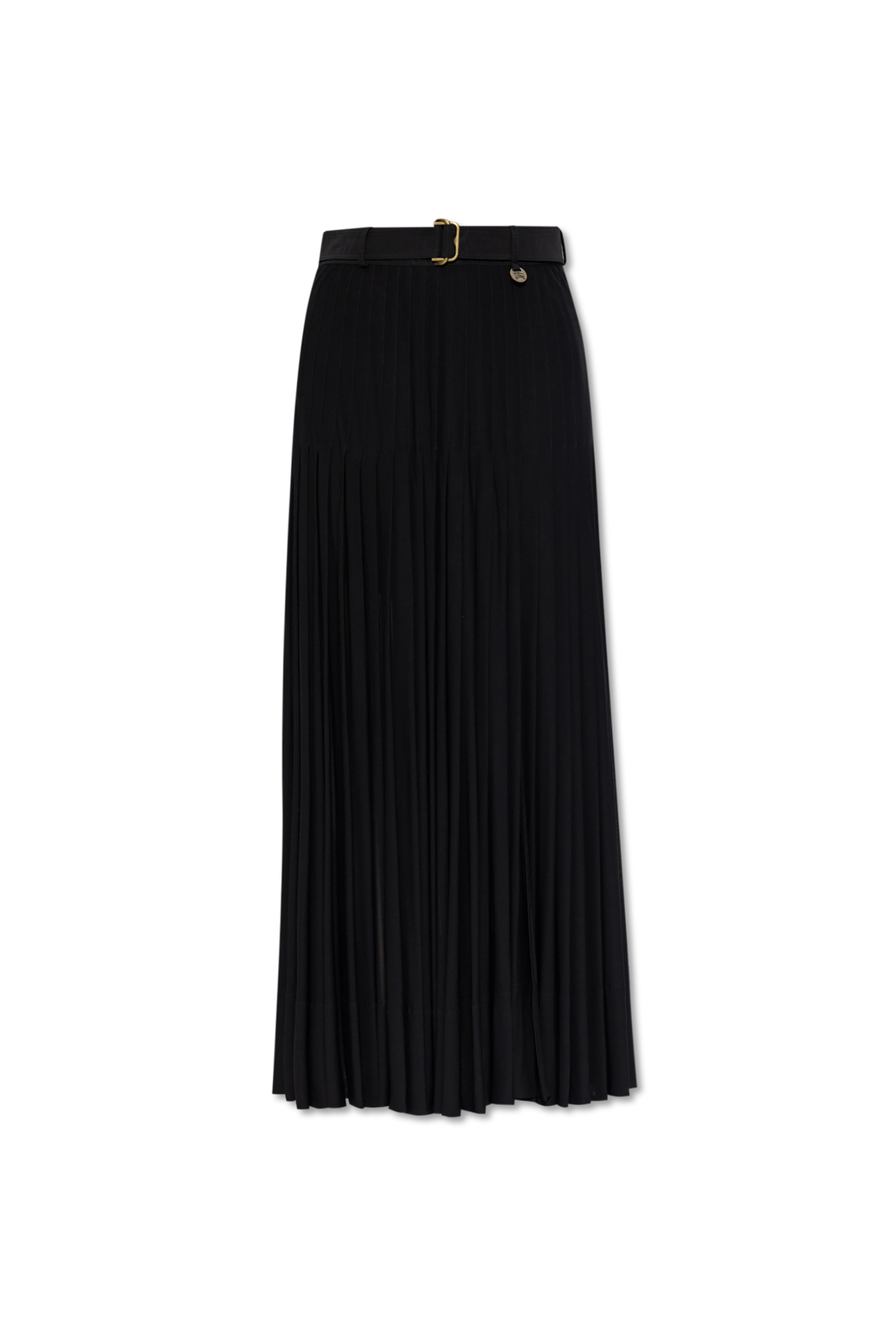 スカート Burberry SS25 Pleated skirt (8107609 BLACK) Pleated Crepe Jersey Maxi Skirt in Black - Women | Burberry